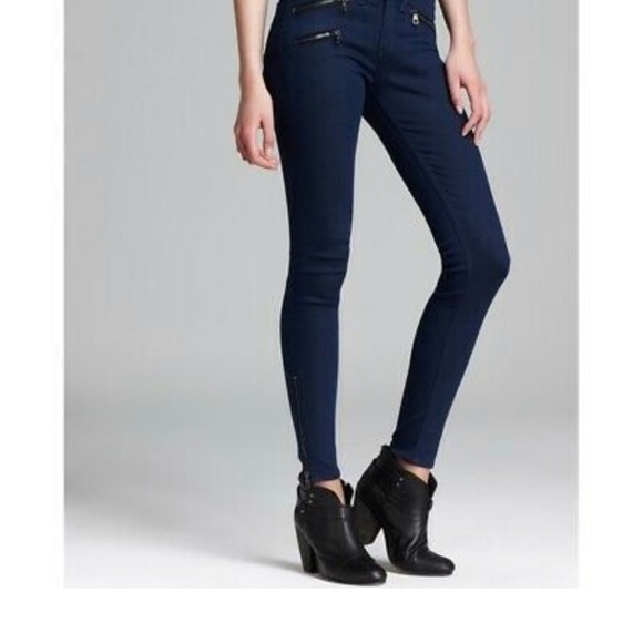 Rag & Bone/JEAN Mid Rise Legging Zipper - Picture 4 of 4